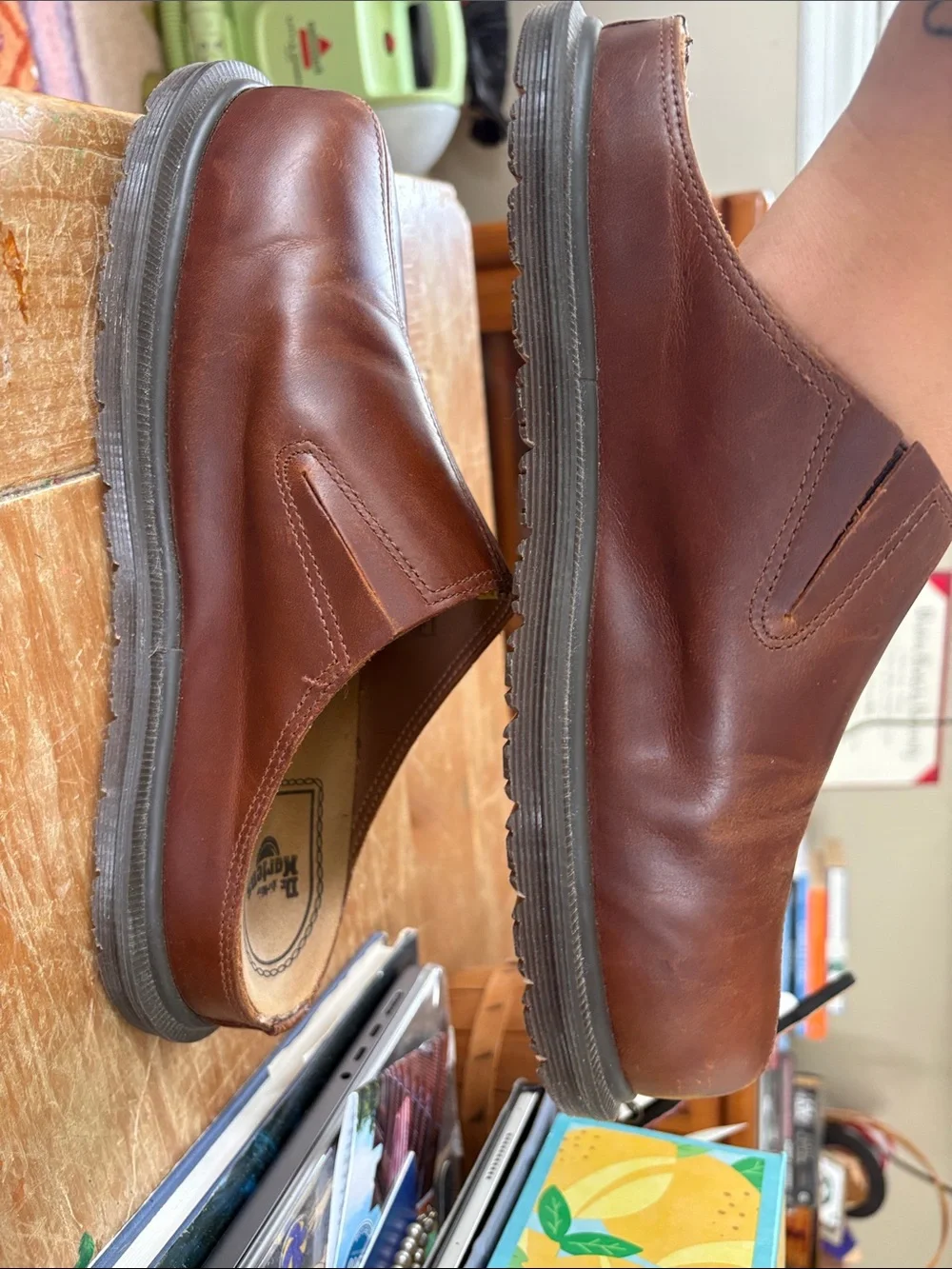 Dr Martens Brown San Mule - Picture 5 of 7